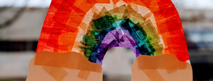 Paper rainbow