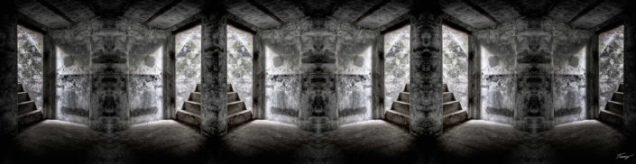 Photograph of Fort Casey Bunker Stairs